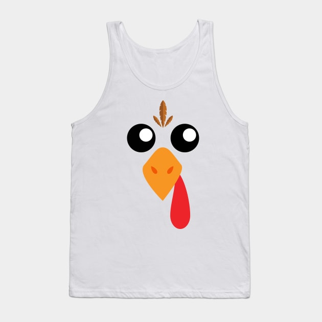 Turkey Face thanksgiving family matching awesome celebrate Tank Top by greatnessprint